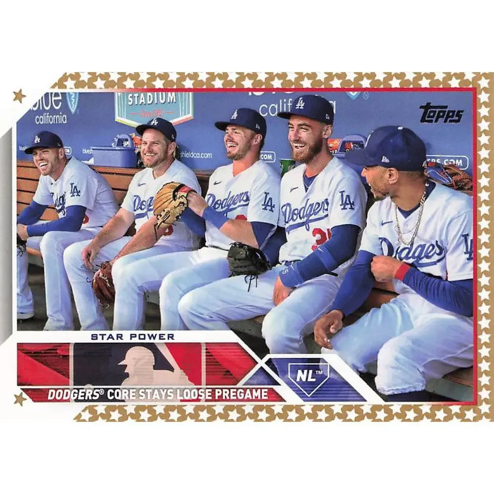 2023 Topps Gold Star Mookie Betts Combo Cards #113 Los Angeles Dodgers